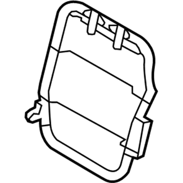 Ford BU5Z-96613A38-A Seat Frame, Rear Passenger Side