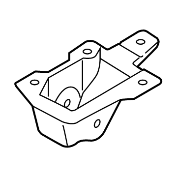 Ford MK3Z-5A765-A Support Bracket, Rear Passenger Side