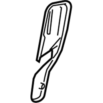 Ford 3L2Z-7861348-CAG Inner Cover, Passenger Side
