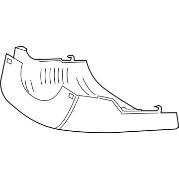 Lincoln Steering Column Cover - LC5Z-3530-CC