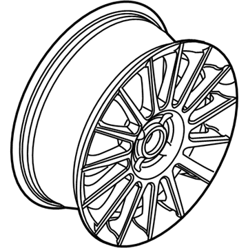 2010 Ford Focus Spare Wheel - AS4Z-1007-A