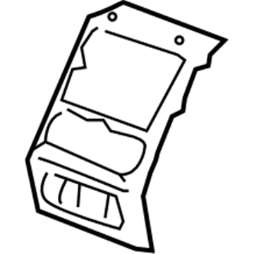 Lincoln 7L3Z-1504302-AA Center Bezel