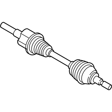 Ford EV6Z-3B437-C Axle Assembly, Front Driver Side
