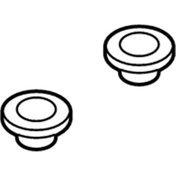 Ford F4ZZ-9P686-A Mount Bracket Insulator