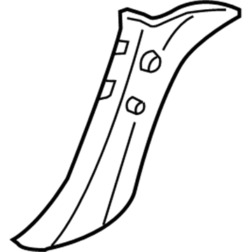 Ford BL7Z-7803598-AA Windshield Pillar Trim, Passenger Side