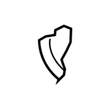 Lincoln FL7Z-7831458-AA Grip Handle Rear Cover