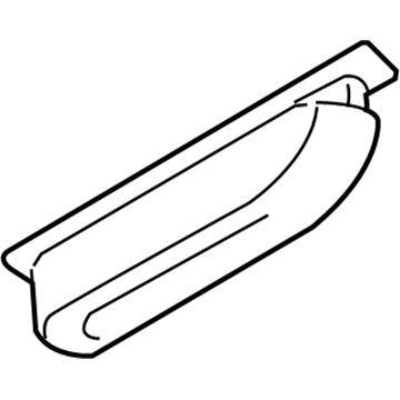 Lincoln 7L1Z-4013229-AA Rear Sill Plate