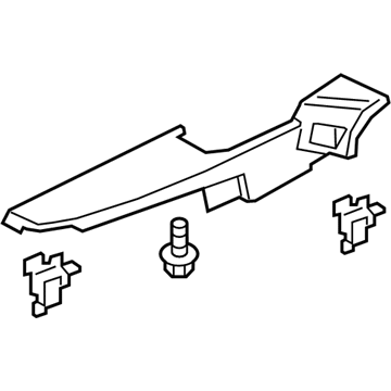 Ford FR3Z-7631004-AC Upper Quarter Trim, Rear Passenger Side