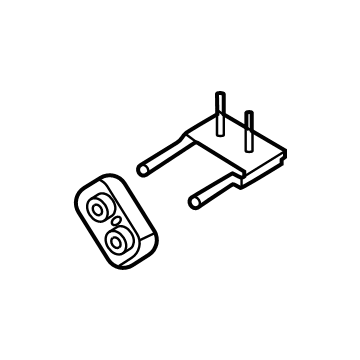 Ford HC3Z-5A242-F Center Bracket, Front