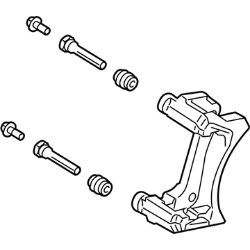 Ford Brake Caliper Bracket - BE8Z-2B292-A