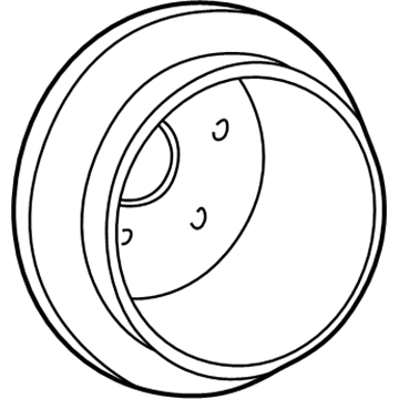 2004 Lincoln Aviator Brake Disc - 5C5Z-2C026-B