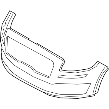 Lincoln Nautilus Bumper - KA1Z-17D957-FAPTM