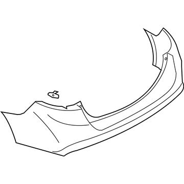 Ford Fusion Bumper - HS7Z-17K835-VFPTM