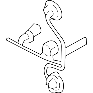 Ford JL3Z-13412-A Socket & Wire, Rear