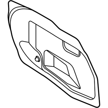 Ford DS7Z-54237A04-B Water Shield, Front Passenger Side