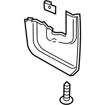 Ford FL3Z-16A550-C Mud Guard