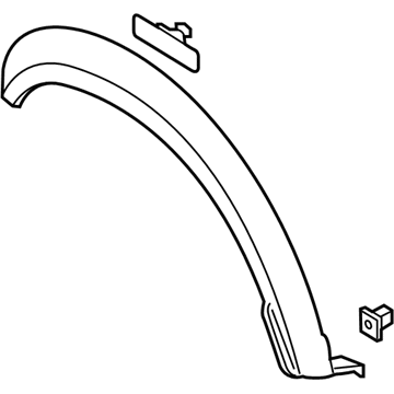 Ford HL3Z-16039-AB Wheel Opening Molding