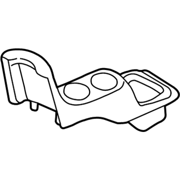 2006 Ford Escape Center Console Base - YL8Z-78045A76-DAA