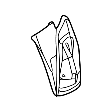 Ford PR3Z-76610C07-AA Seat Belt Guide