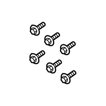 Ford -N807572-S439 License Bracket Hardware Kit