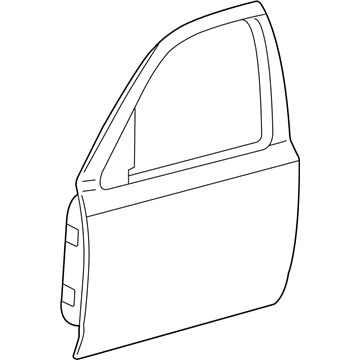 Ford 5W7Z-5420125-CA Door Shell, Driver Side