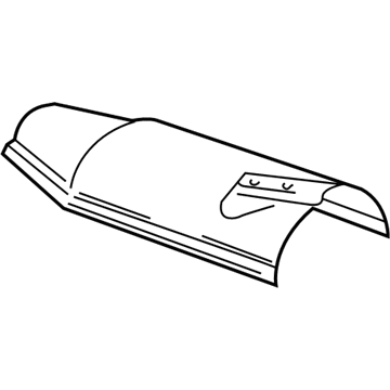 2001 Ford Expedition Exhaust Heat Shield - F75Z5290BB
