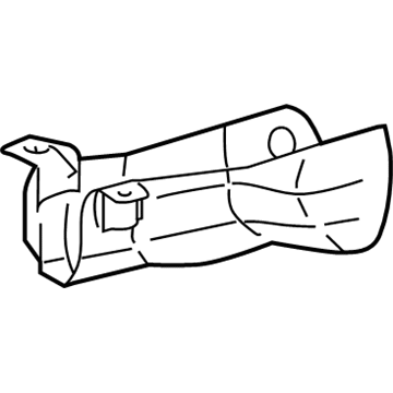 2001 Ford Expedition Exhaust Heat Shield - XL3Z5G221MA
