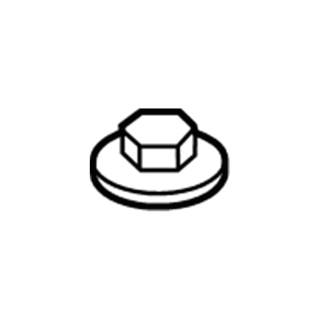 Lincoln -W702438-S300 Lower Deflector Nut