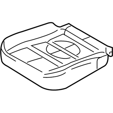 2005 Mercury Montego Seat Cushion - 5G1Z-54632A22-AA