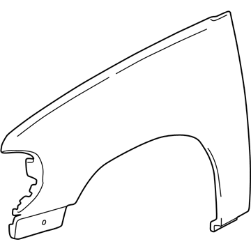 Mercury Fender - XL2Z-16006-CA