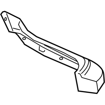 Ford 7A2Z-17810-APTM Upper Extension, Rear Passenger Side