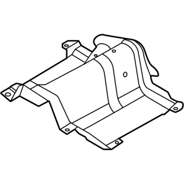 Lincoln Exhaust Heat Shield - LX6Z-78114B06-P