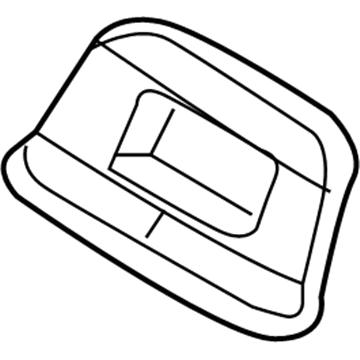 Ford 8S4Z-54611B90-AA Seat Belt Bezel