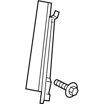 Lincoln Continental Door Moldings - GD9Z-54255A34-AA