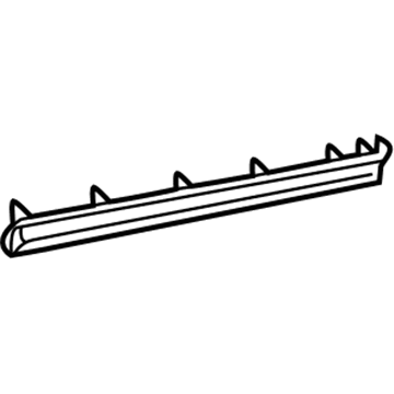 Ford 1L1Z-7825556-AAPTM Body Side Molding, Rear Upper Passenger Side