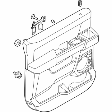 Ford PC3Z-6027411-BA Door Trim Panel, Upper Passenger Side