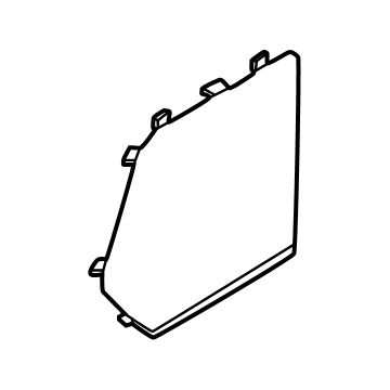Ford PC3Z-18978-AC Speaker Grille, Satin Silver, Passenger Side