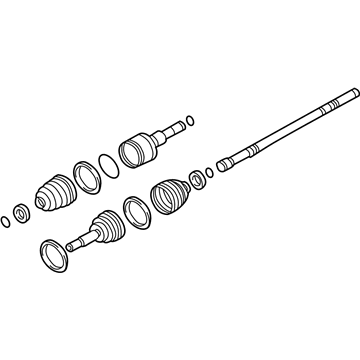 Mercury Axle Shaft - YL8Z-4B436-AB