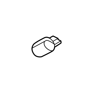 Ford 3M7Z-13466-A Turn Signal Bulb, Clear, Upper