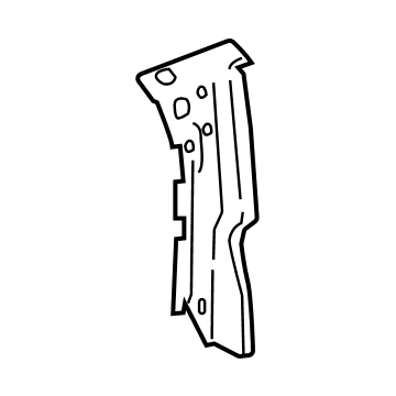 Ford FR3Z-6302039-A Inner Lock Pillar, Driver Side