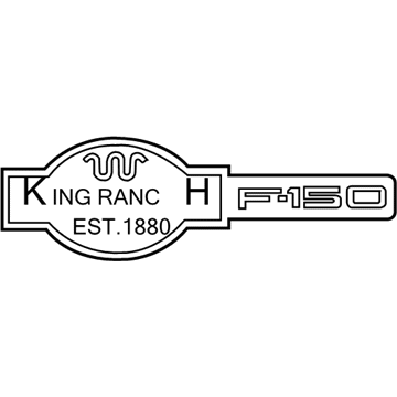 Ford 5L3Z-1842528-AA Nameplate, Rear