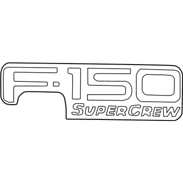 2002 Ford F-150 Emblem - 1L3Z-8442528-AA
