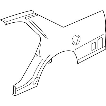 Ford 3W7Z-5427841-AA Panel - Quarter - Outer, Driver Side