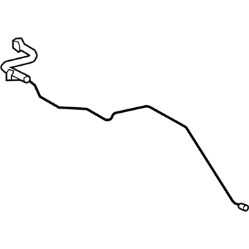 Ford 8C3Z-2267-A Brake Hose, Passenger Side