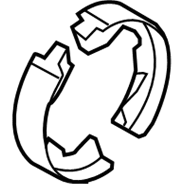 Ford 8C3Z-2648-B Parking Brake Shoes, Rear