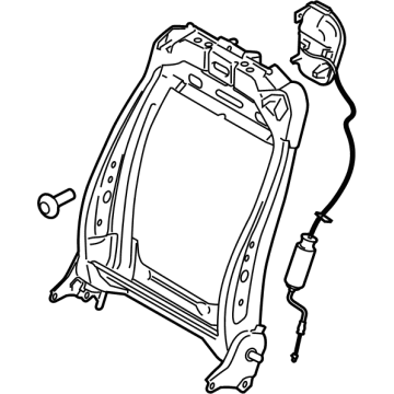 Ford PU5Z-7861018-B Seat Back Frame, Passenger Side