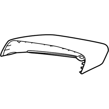 Ford AR3Z-17D742-AA Mirror Cover, Black, Front Passenger Side