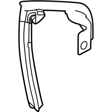Ford AR3Z-63214A62-A Mirror Filler, Front Passenger Side