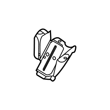 Ford F2UZ-15111B11-A Side Reinforcement, Front Driver Side