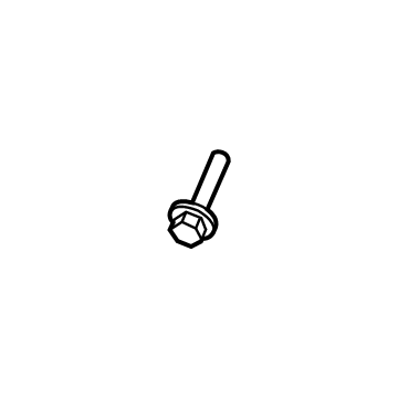 Ford -W500545-S439 Lower Control Arm Bolt, Front